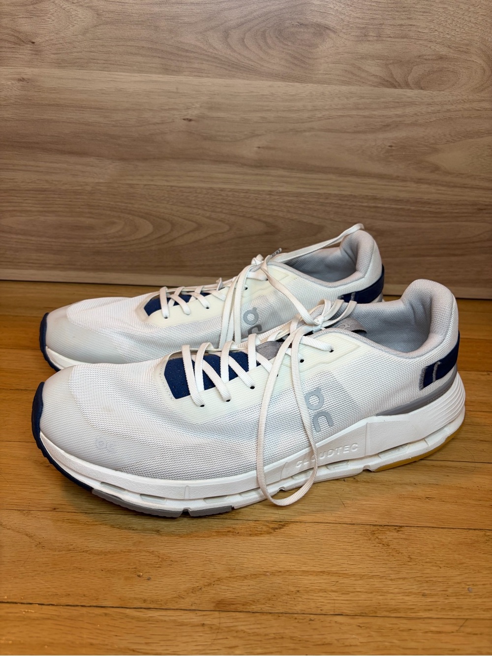 On Running Cloudnova Form 2 Men's Sneakers in Ivory / Zodiac - Size 10.5